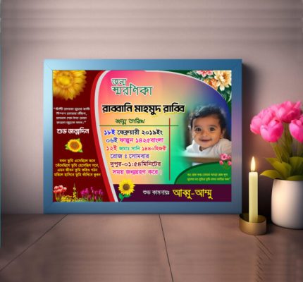 জন্ম স্মরনিকা ডিজাইন, Jonmo Soronika Design